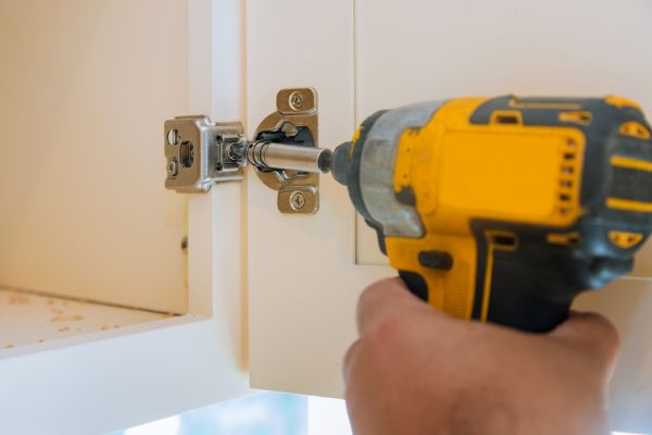Cupboard Door Hinge Repair in Sachse