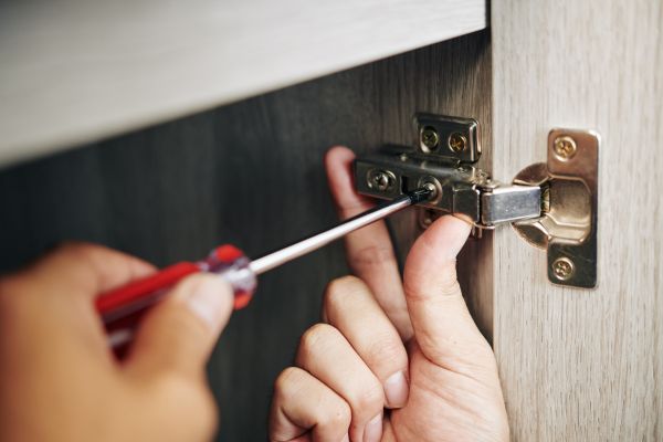 Cabinet Hinge Installation in Sachse